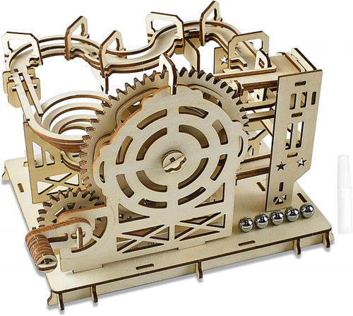 Puzzle holz murmelbahn 115 - 3d, murmelbahn,115