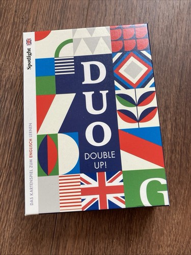 Duo kartenspiel zum englisch - duo,