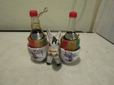 Esel mit 2 Schnapsflaschen, Souvenir aus Italien