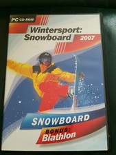 Pc CD-ROM Spiel - Wintersport Snowboard - Bonus Biathlon 