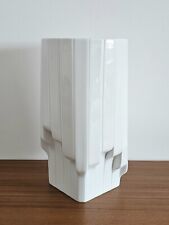 Rosenthal Vase Strip 30cm Porzellan weiß ohne Dekor Design Zaha Hadid Nr. 14489