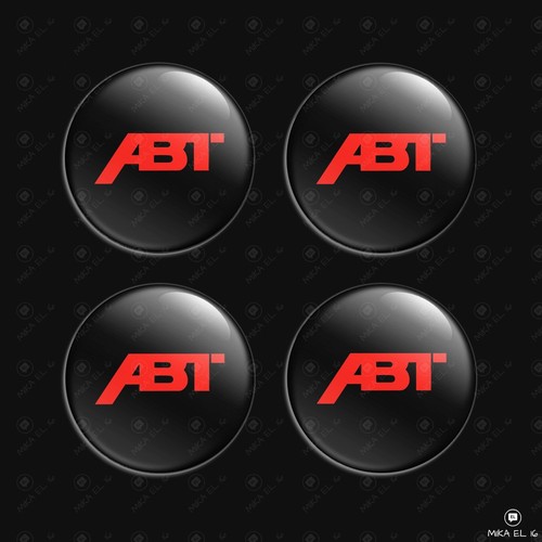 Abt radnabenkappen aufkleber - abt,