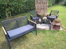 Garten Loungesitzgruppe "Spaghetti"Schnüre Bespannung wetterfest