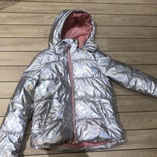 ? Megatolle Daunen Jacke H/W Metallic Look Gr. 146/152 NEU