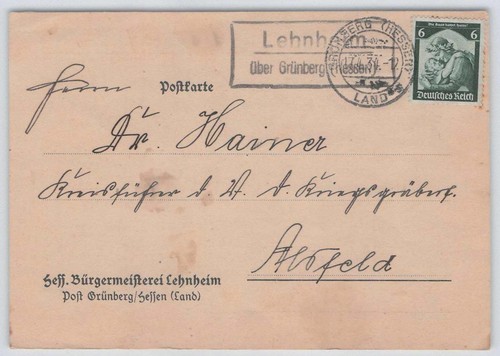 Reich landpoststempel - reich,