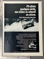 Citroen DS Oldtimer Original Vintage Werbung 1969 Reklame advert