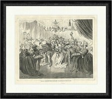 Aschenputtel. Aschenputtels Erscheinen auf dem Ball Holzstich  Faksimile_E 0594