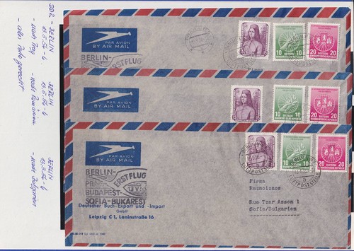 Ddr 1956 lot portogerechte - 1956, 3