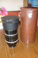 Objektiv lens Zeiss Q1 Sonnar 2,8/180 für Six - Praktisix +Sonnenblende + Köcher