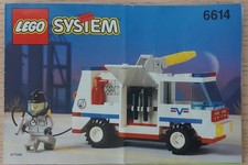 Lego System 6614 Space Shuttle Feuerwehr, komplett mit Bauanleitung