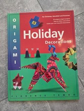 Origami Holiday Decorations - Buch mit Bastelanleitung - NEUWERTIG