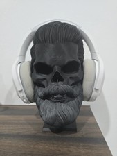 Headset Halterung - Totenkopf Kopfhörer Ständer - Gaming Zubehör - Zimmer Deko