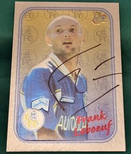 FRANK LEBOEUF Signed 1998 Futera Chelsea SPECIAL EDITION EMBOSSED FOIL Card #SE7