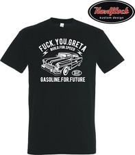 T-Shirt Greta Fridays, Future for, Diesel, Fahrverbot, Umwelt, fuck, you, fff