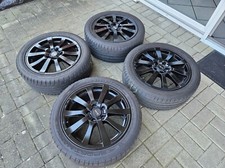4x PLATIN P 58 Matt 7x17" 5x112 et46 Felgen mit Dunlop Sommerreifen 225/45 R17