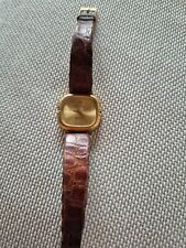 MILUS (SWISS) Damen ARMBANDUHR/QUARTZ/LÄUFT/VINTAGE/ VERGOLDET/SAMMLERSTÜCK