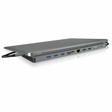ICY BOX IB-DK2106-C Dockingstation mit dreifacher Videoausgabe 60629 B-Ware