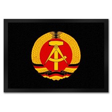 DDR Staatswappen Fußmatte in