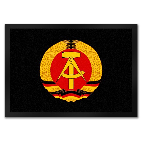 Ddr staatswappen fußmatte - staatswappen,