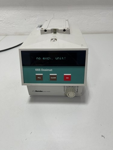 Metrohm 665 dosimat - metrohm,