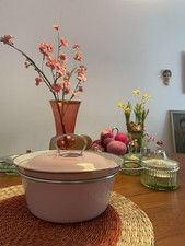 MES Topf rosa Emaille mid