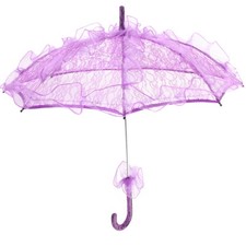 Violett Spitze Sonnenschirm