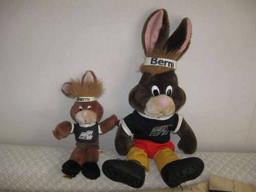 Bernie maskottchen hasen - x,