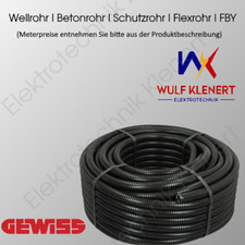Wellrohr Leerrohr Schutzrohr Flexrohr Betonrohr FBY M16 20 25 32 40 50 63 Gewiss