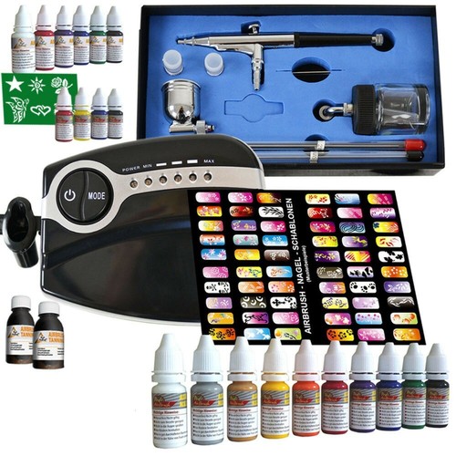 Airbrush kompressor komplett - airbrush,