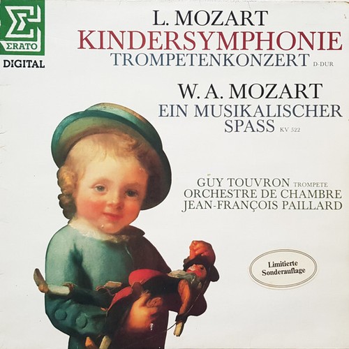Mozart kindersymphonie - lp,