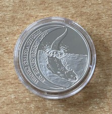 10 Diners 1996 Andorra Fischotter Silber PP Zertifikat Tierwelt