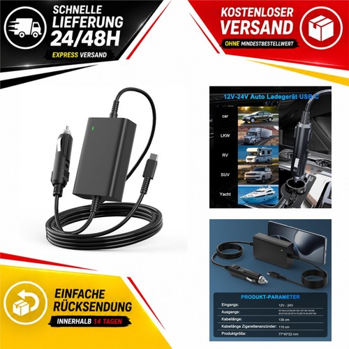 100w auto laptop ladegerät - laptop,