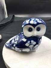 Vintage Porcelain Owl GALLO DESIGN Hand Painted Collectable Artwork Good Quality