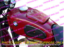 PASSEND FÜR BMW R26 1956-60 R27 1960-1966 CHERRY STEEL GAS FUEL BENZINTANK