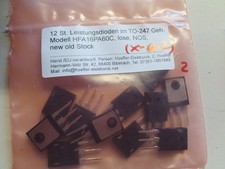 12 Stück Leistungsdioden im TO-247 Geh., Modell: HFA16PA60C, NOS, (X-66-2)