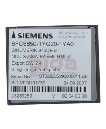 Siemens 6fc5850 1yg20 - siemens, /
