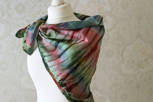 Seidentuch stripes buntes tuch - buntes,