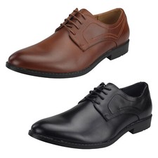 Herren Business Schuhe Übergröße Halbschuhe Derby Schnürschuhe Leder-Optik 69384