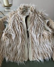 ⭐Tantum O.N. Weste Damen Wendejacke mit Fellimitat Gr.M beige sportlich⭐