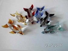 Delphin aus Glas - Glastier -