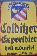 Blechschild COLDITZER