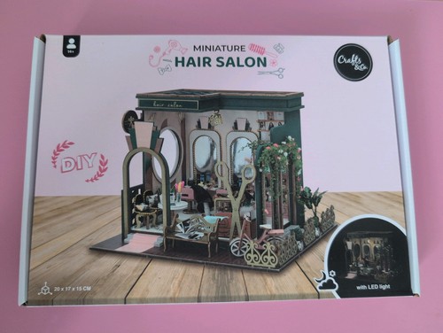 Miniatur bastelset hair salon - bastelset,
