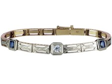 Art-Déco USA 14 K Gold 950