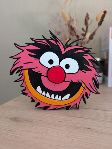 Logo tier muppet show plakette - logo,
