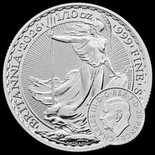 Silbermünzen „Britannia“