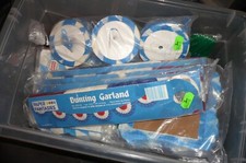 Faschingsdeko / Geburtstagsdeko--Jede Menge Girlanden, Fächer usw. siehe Photos