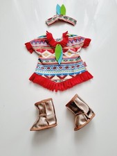 Baby Born Heless Indianer Outfit 3 er Set  für Puppe 36 - 43 cm Zubehör