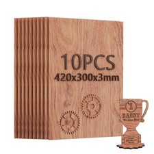 10 Stk 3mm Palisander