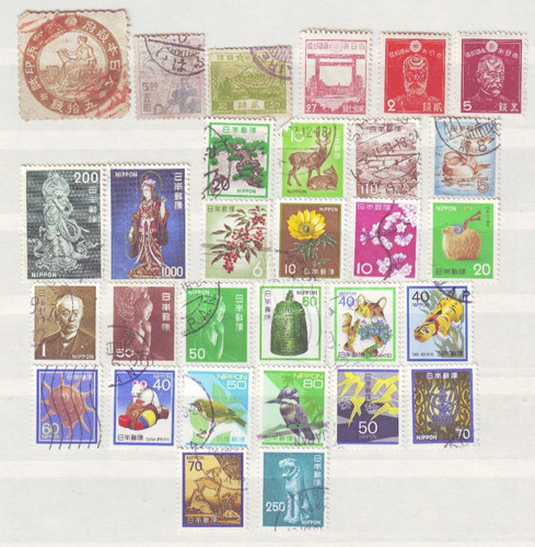Japan versch briefmarken - japan, versch.