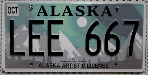 Alaska nummernschild usa - alaska,